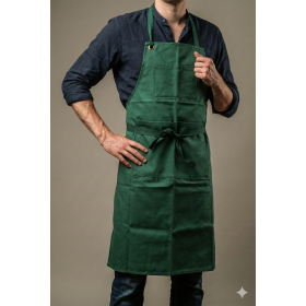 Cornelissen Green Cotton Artists' Apron